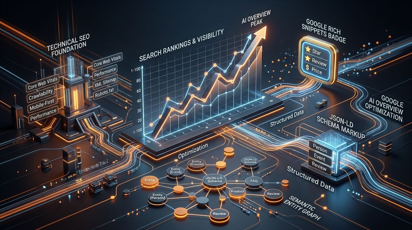 Technical SEO, JSON-LD Schema & GEO/LLM Discovery Audit