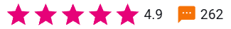4.9/5 star ratings in freelance marketplace