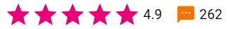 4.9/5 star ratings in freelance marketplace